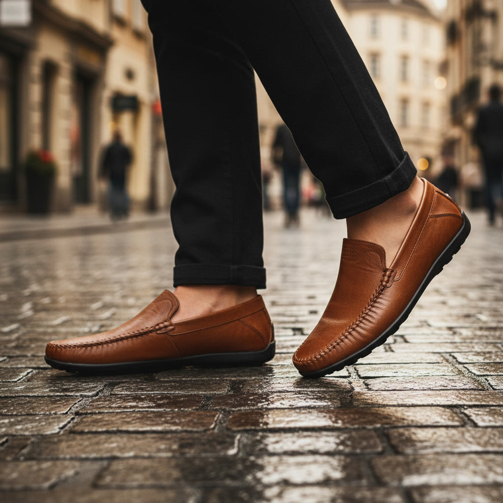 MINIMAL LEATHER LOAFER