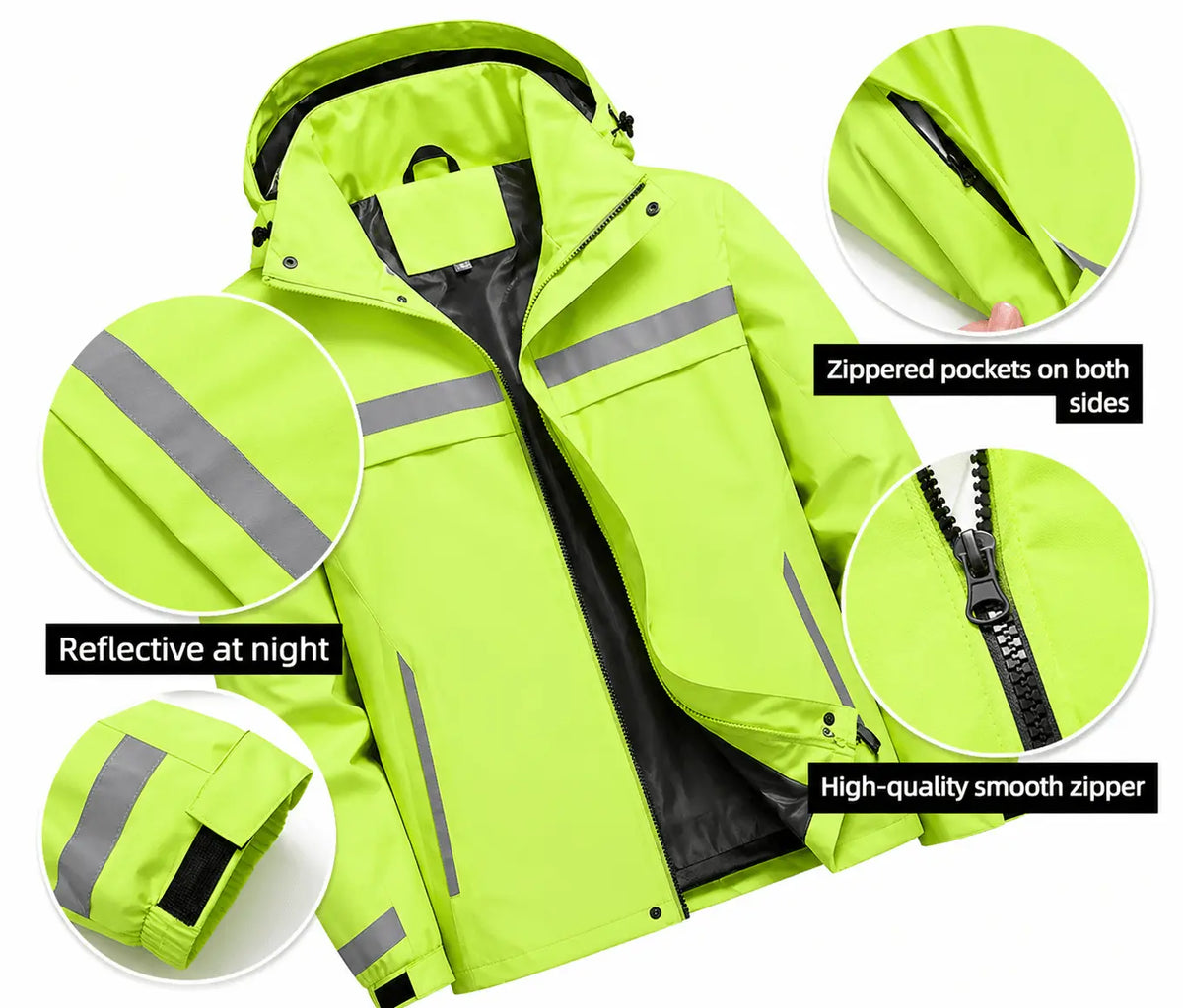 REFLEX PRO — Waterproof Reflective Work Jacket