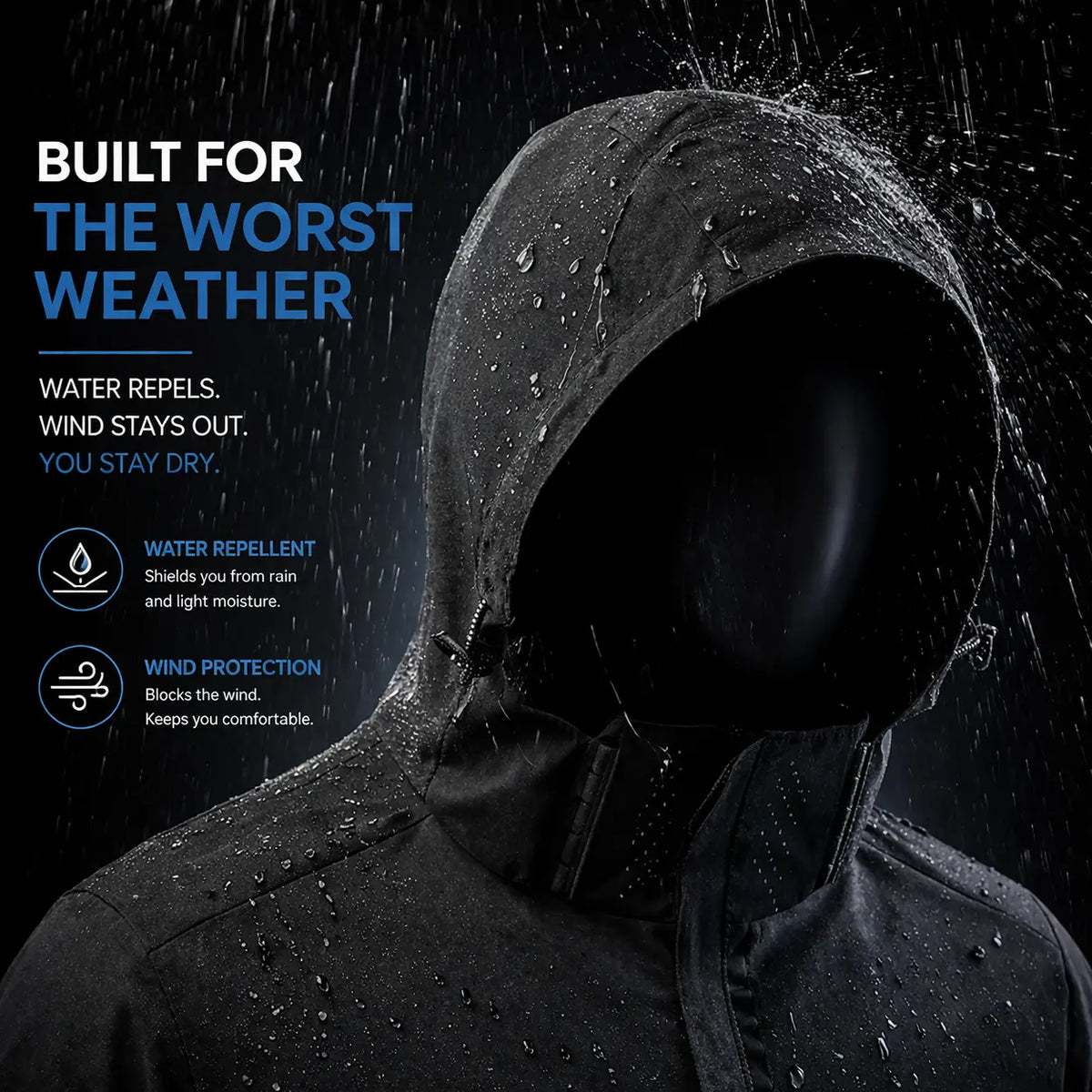 ULTRA LIGHTWEIGHT WATERPROOF JACKET