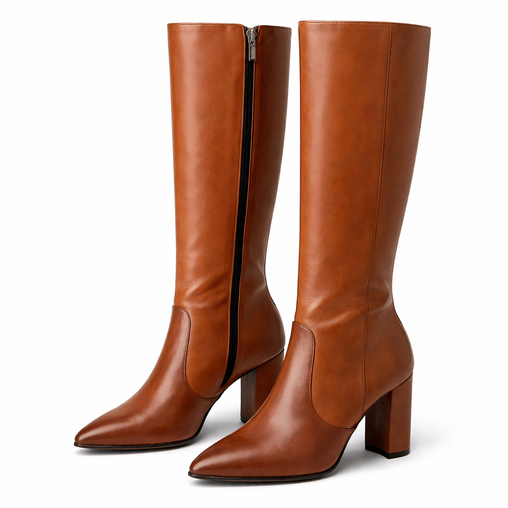 PREMIUM WOMEN’S KNEE-HIGH LEATHER BOOTS