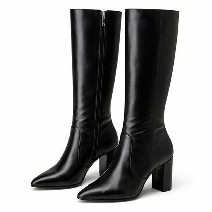 PREMIUM WOMEN’S KNEE-HIGH LEATHER BOOTS