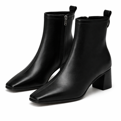 PREMIUM WOMEN’S SQUARE TOE HEEL BOOTS