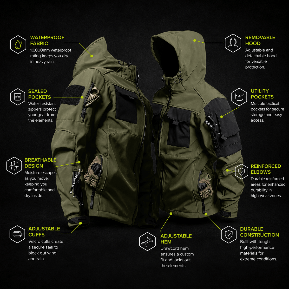 APEX SHELL WATERPROOF JACKET