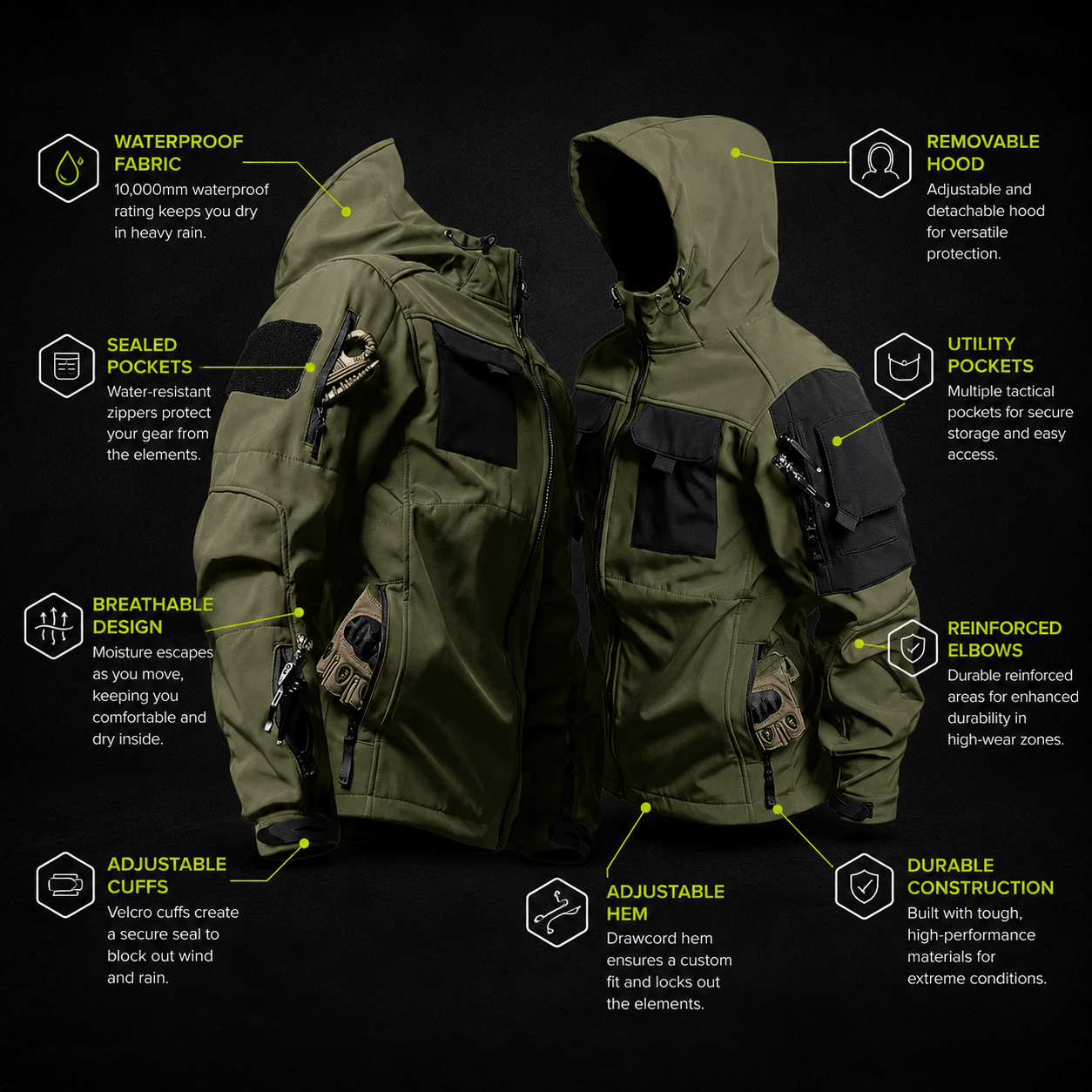 APEX SHELL WATERPROOF JACKET