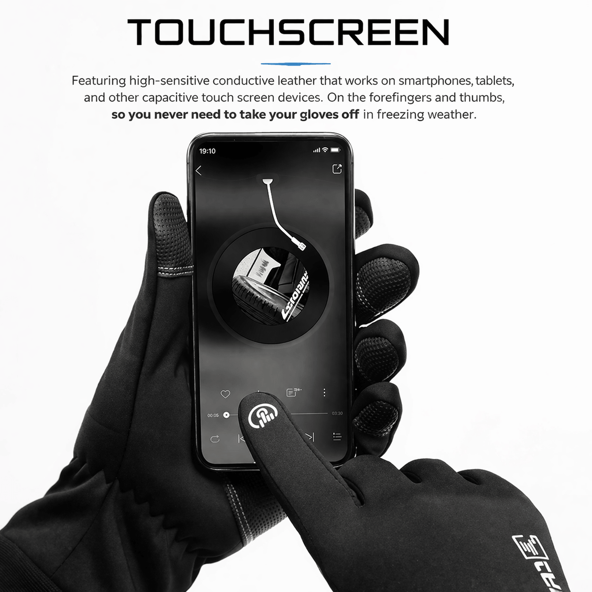 ARCTIC GRIP TOUCHSCREEN GLOVES