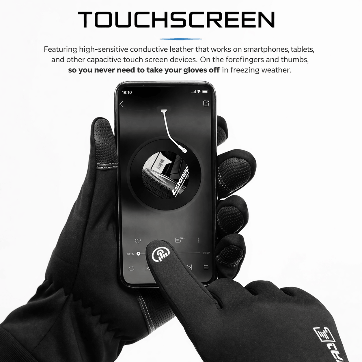 ARCTIC GRIP TOUCHSCREEN GLOVES