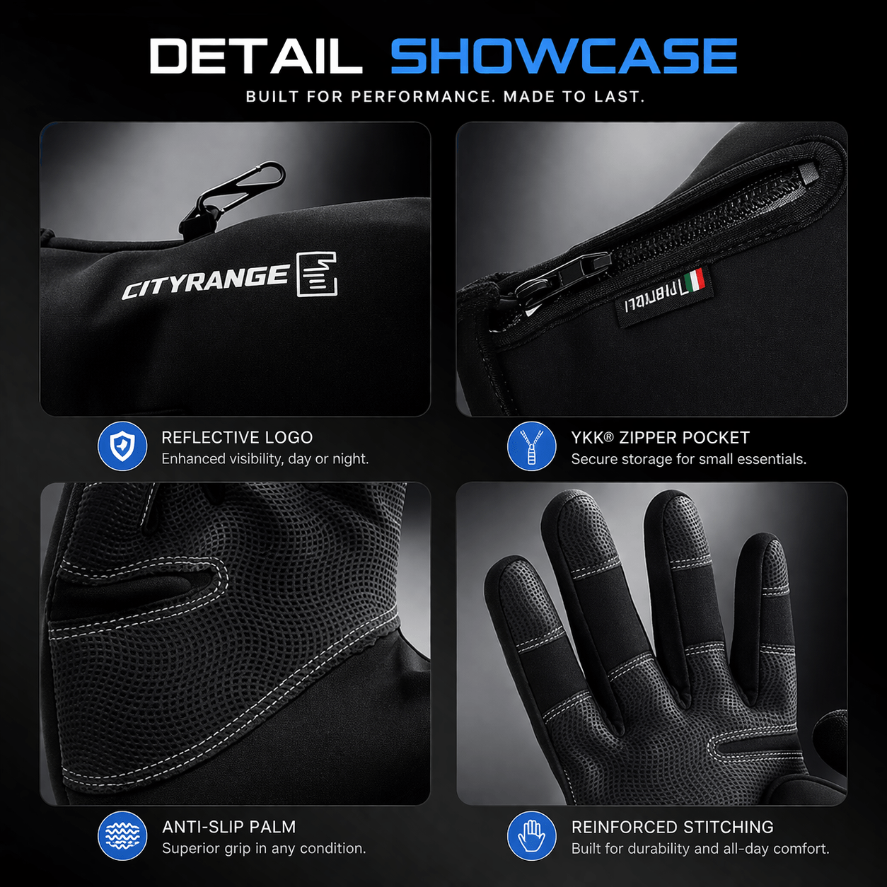 ARCTIC GRIP TOUCHSCREEN GLOVES