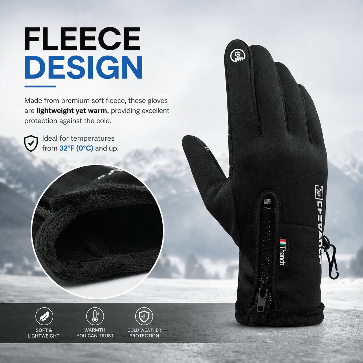 ARCTIC GRIP TOUCHSCREEN GLOVES