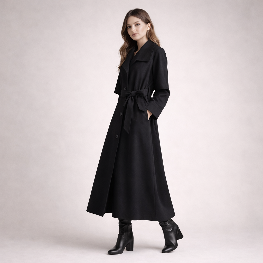 LONGLINE WOOL TRENCH