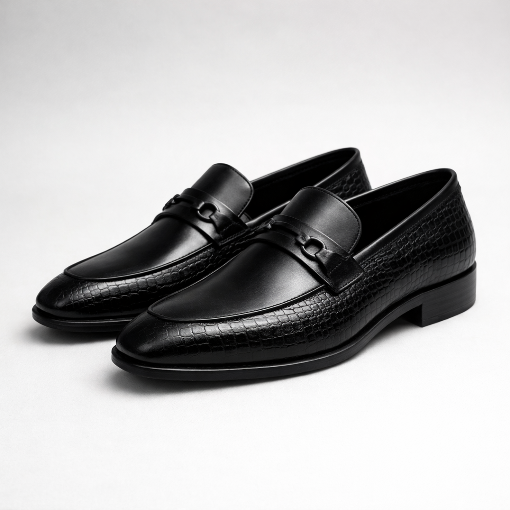 LUXURY CROCODILE LEATHER LOAFERS