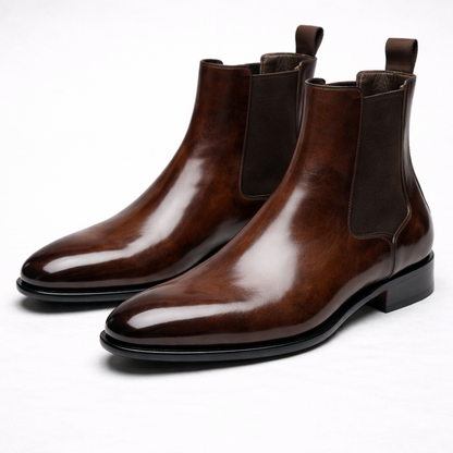 PREMIUM MEN’S CHELSEA LEATHER BOOTS