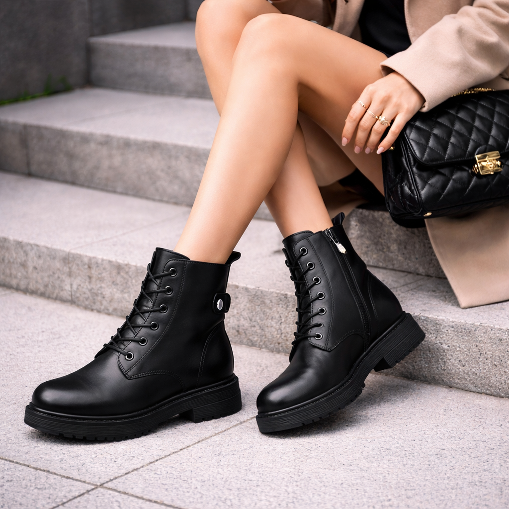 PREMIUM WOMEN’S LACE-UP COMBAT BOOTS