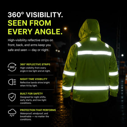 REFLEX PRO — Waterproof Reflective Work Jacket