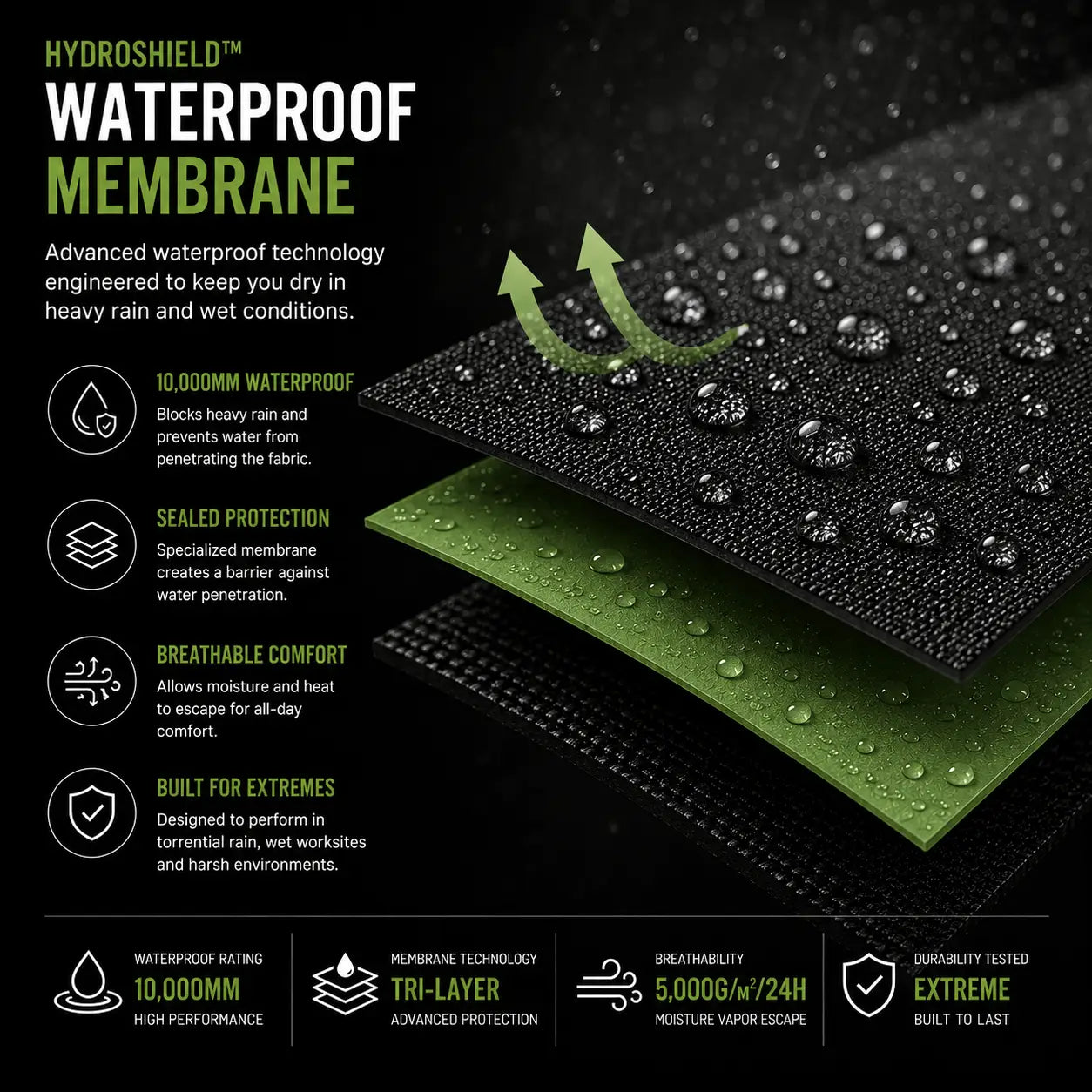 ULTRA LIGHTWEIGHT WATERPROOF JACKET