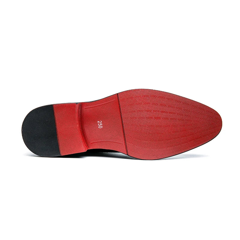 REFINED BLACK CAP-TOE OXFORDS