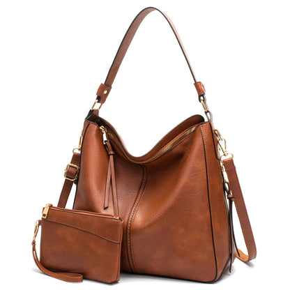 EVERYDAY LEATHER TOTE + FREE POUCH