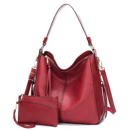 EVERYDAY LEATHER TOTE + FREE POUCH