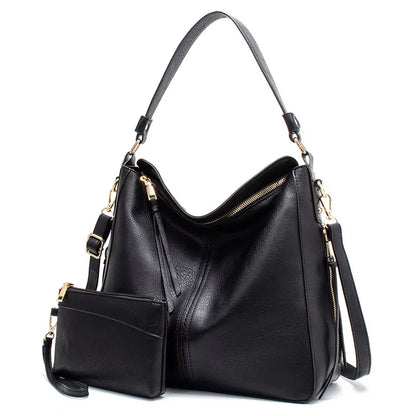 EVERYDAY LEATHER TOTE + FREE POUCH