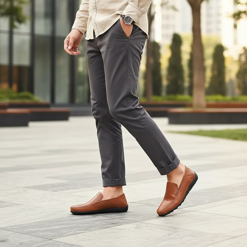 MINIMAL LEATHER LOAFER