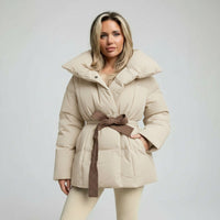 BELTED PUFFER COAT