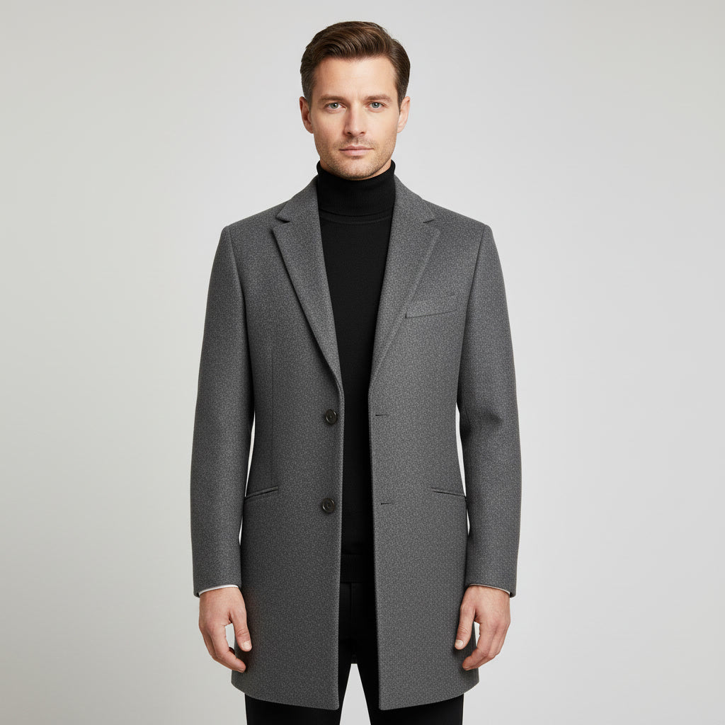 TAILORED WOOL OVERCOAT