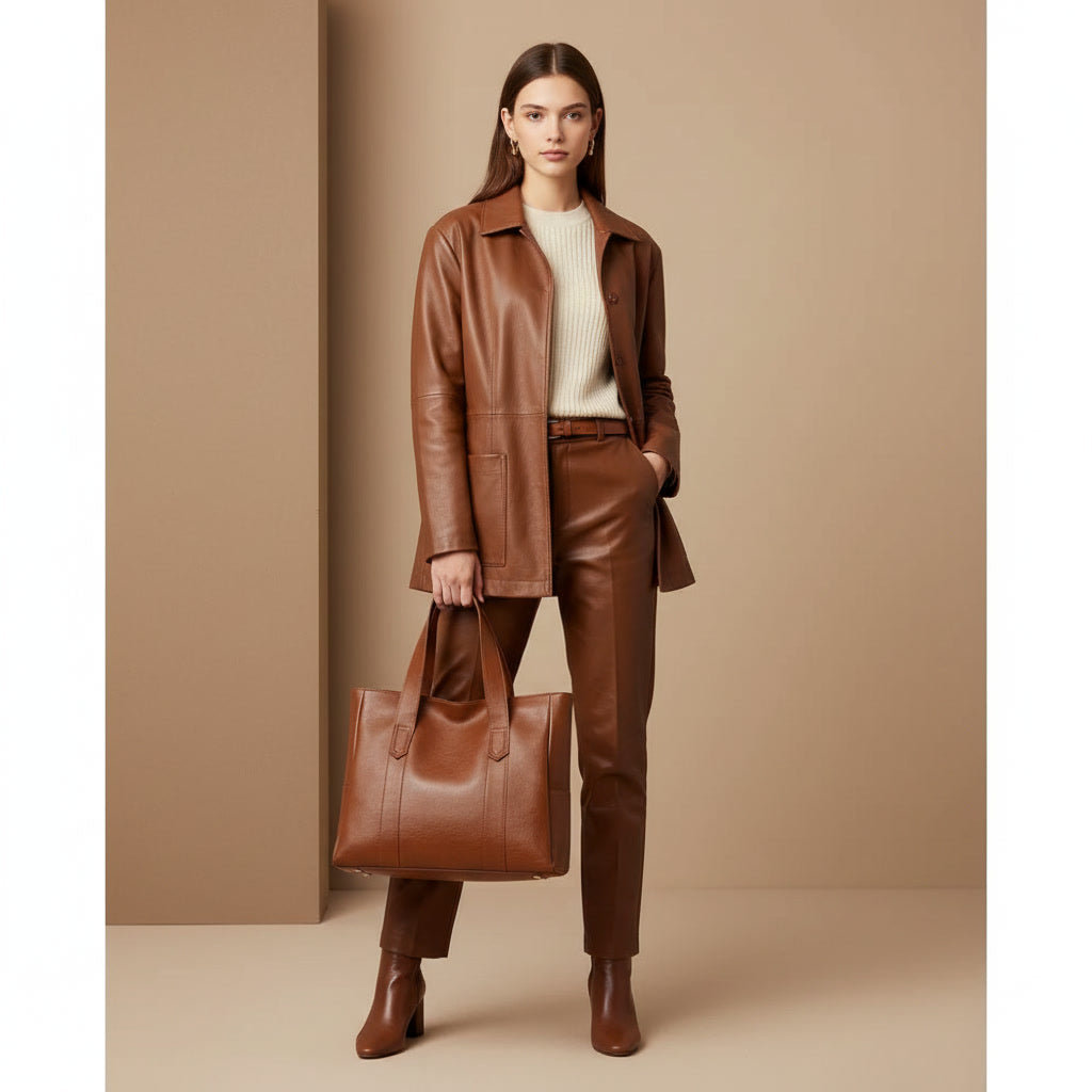 CLASSIC LEATHER TOTE