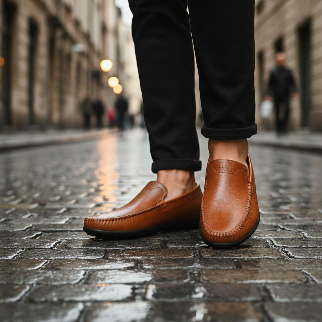 MINIMAL LEATHER LOAFER